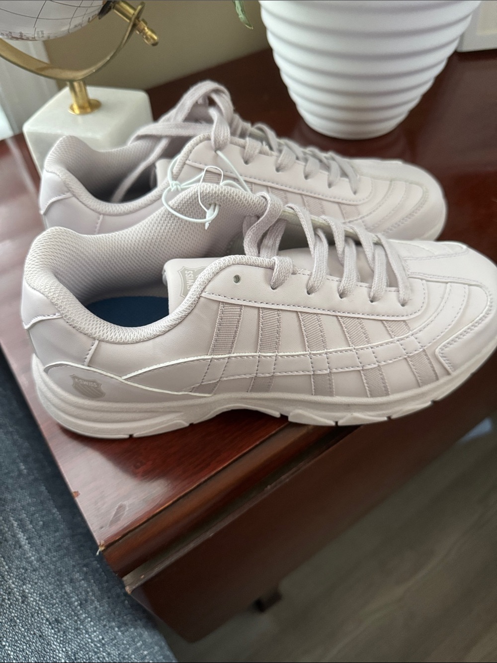 K-Swiss Light Lilac Women’s Lace-Up Sneakers